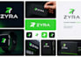 design a modern tech logo and a fast brand identity solution